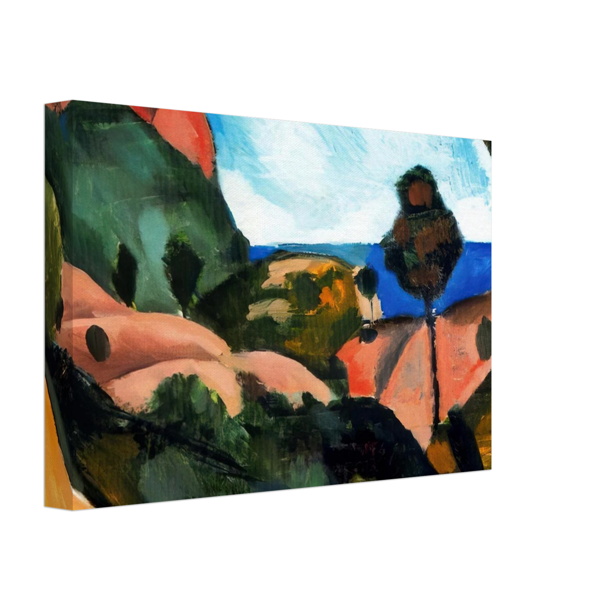 Andre Derain - LANDSCAPE 1907 Canvas - 70x100 cm / 28x40 inches-canvas