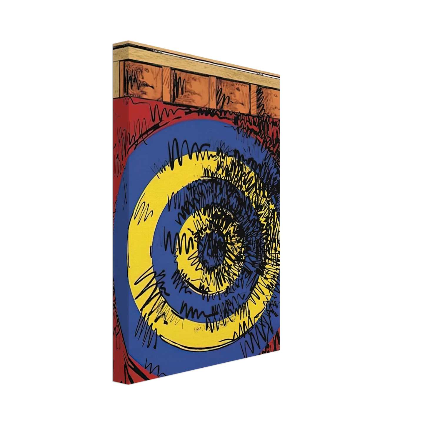 Jasper Johns - TARGET WITH FOUR FACES ULAE 55 1968 Canvas - 70x100 cm / 28x40 inches-canvas