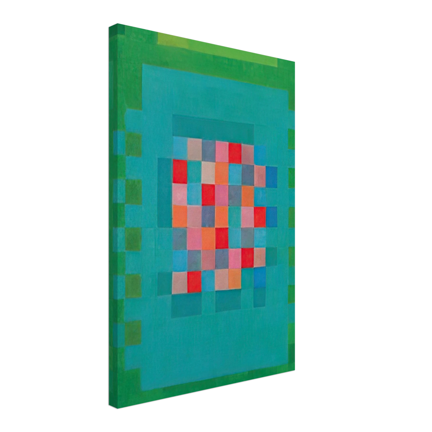Johannes Itten - Happy Island - 1965 Canvas - 70x100 cm / 28x40 inches-canvas