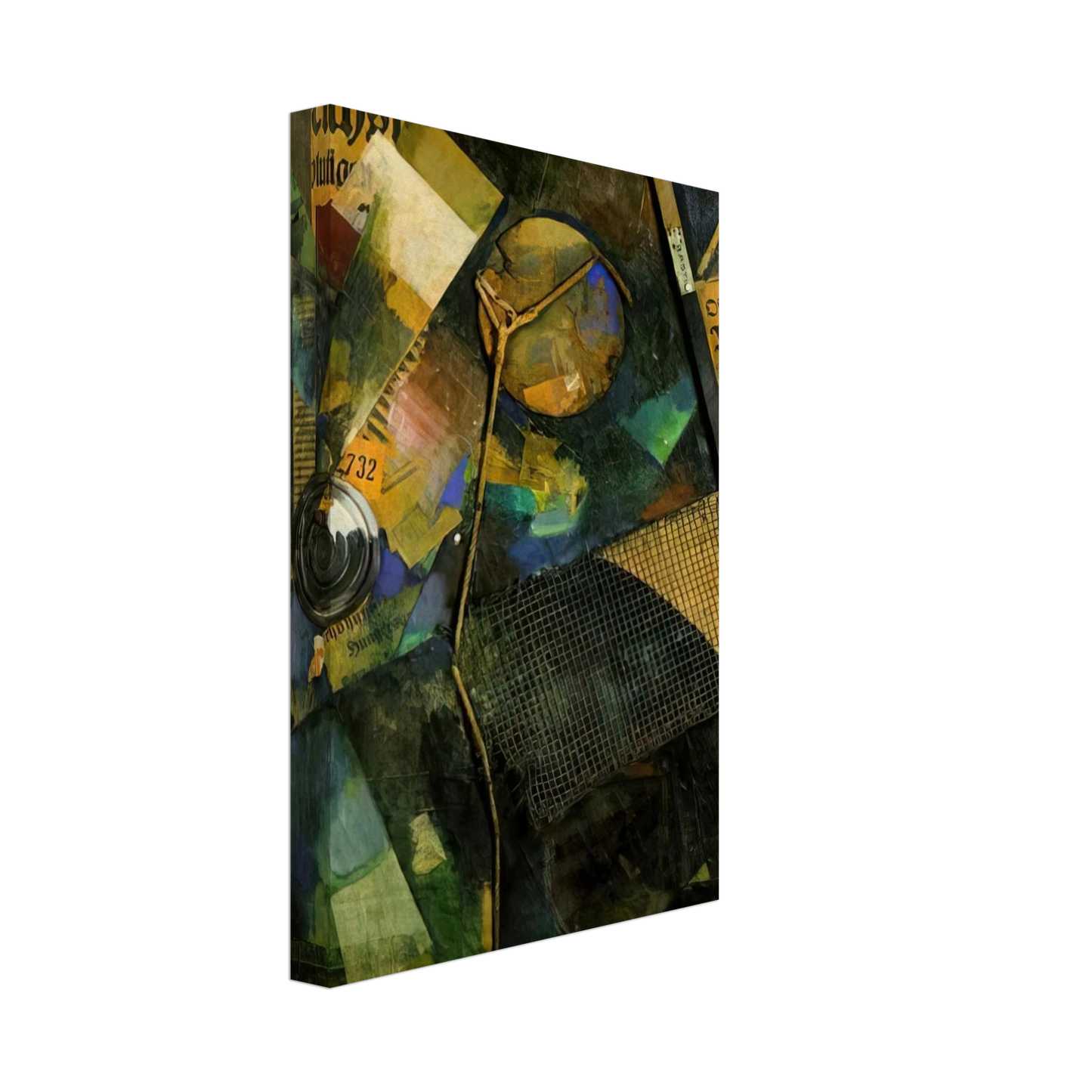 Kurt Schwitters - MERZ PICTURE 25A THE STAR PICTURE 1920 Canvas - 40x60 cm / 16x24 inches-canvas