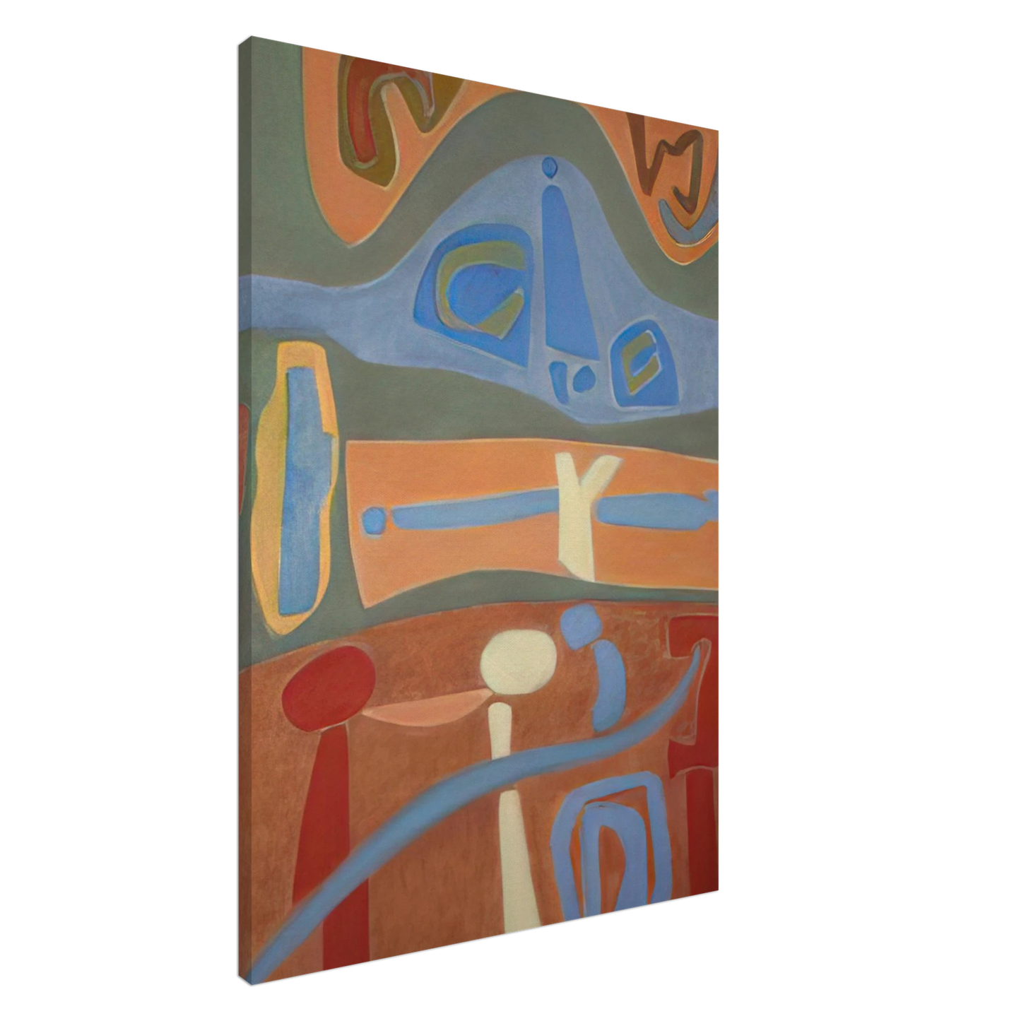 Will Barnet - Overview - 2005 United States Canvas - 20x30 cm / 8x12 inches-canvas