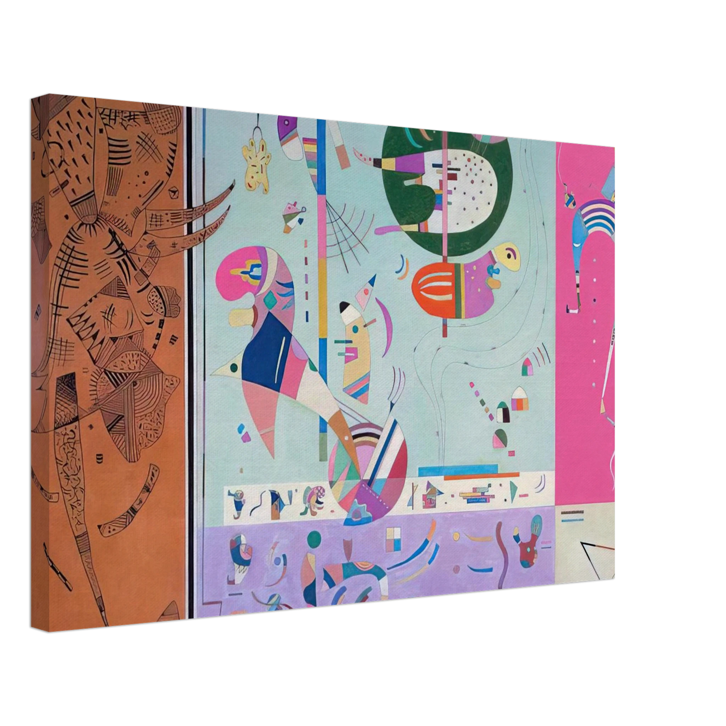 Wassily Kandinsky - VARIOUS PARTS 1940 Canvas - 70x100 cm / 28x40 inches-canvas