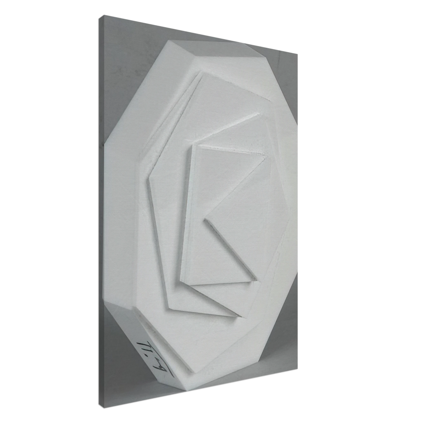 Max Bill - 3-8 Eck - Concretism Canvas - 20x30 cm / 8x12 inches-canvas