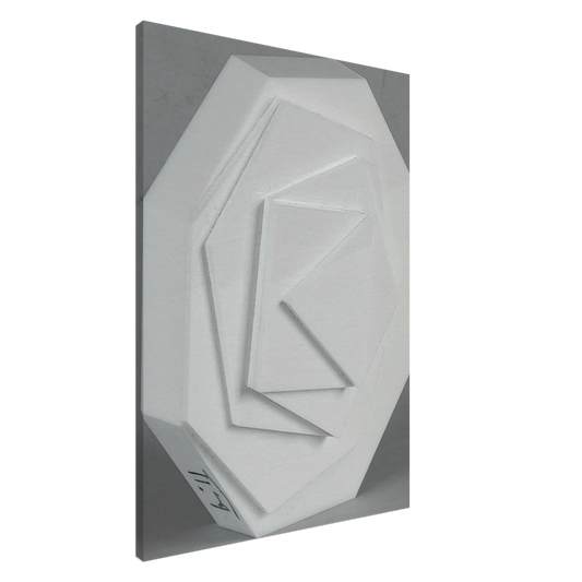 Max Bill - 3-8 Eck - Concretism Canvas - 20x30 cm / 8x12 inches-canvas