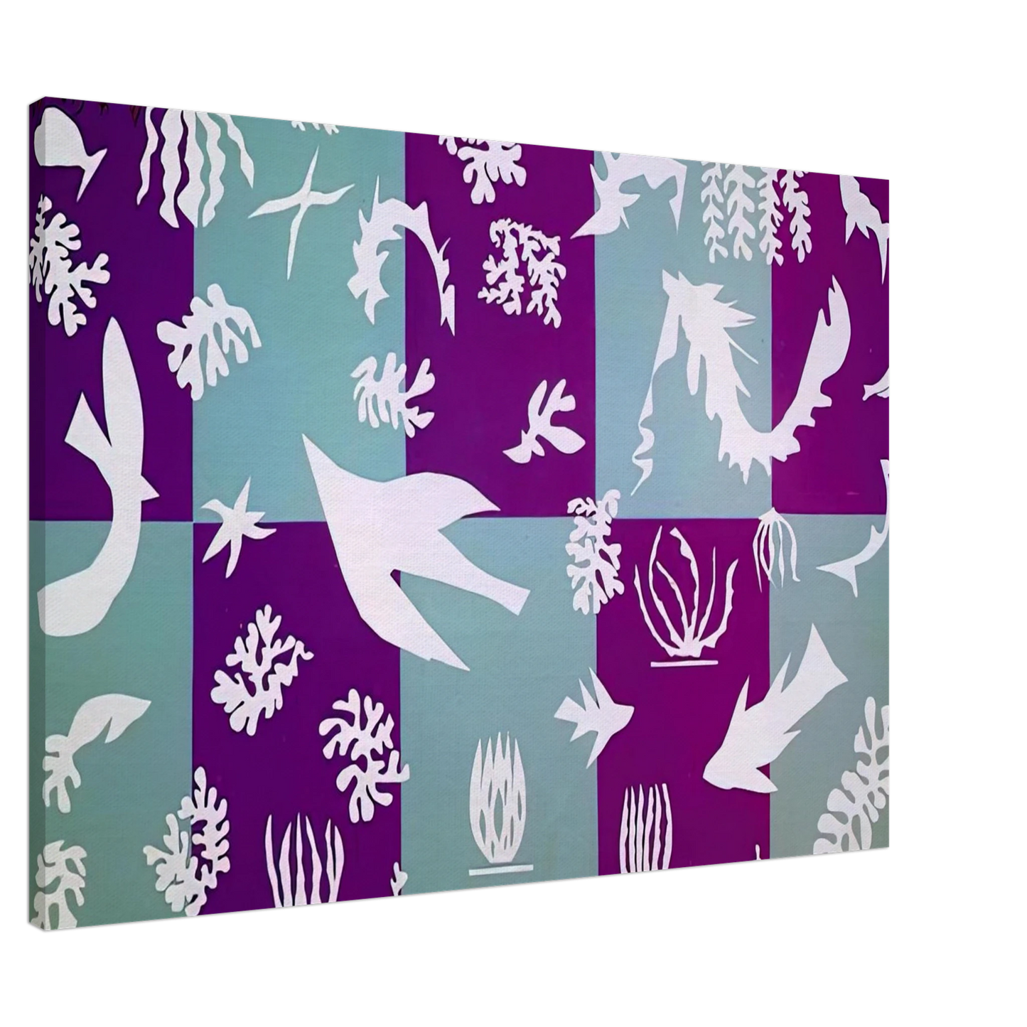 Henri Matisse - POLYNESIA LA MER 1946 Canvas - 20x30 cm / 8x12 inches-canvas