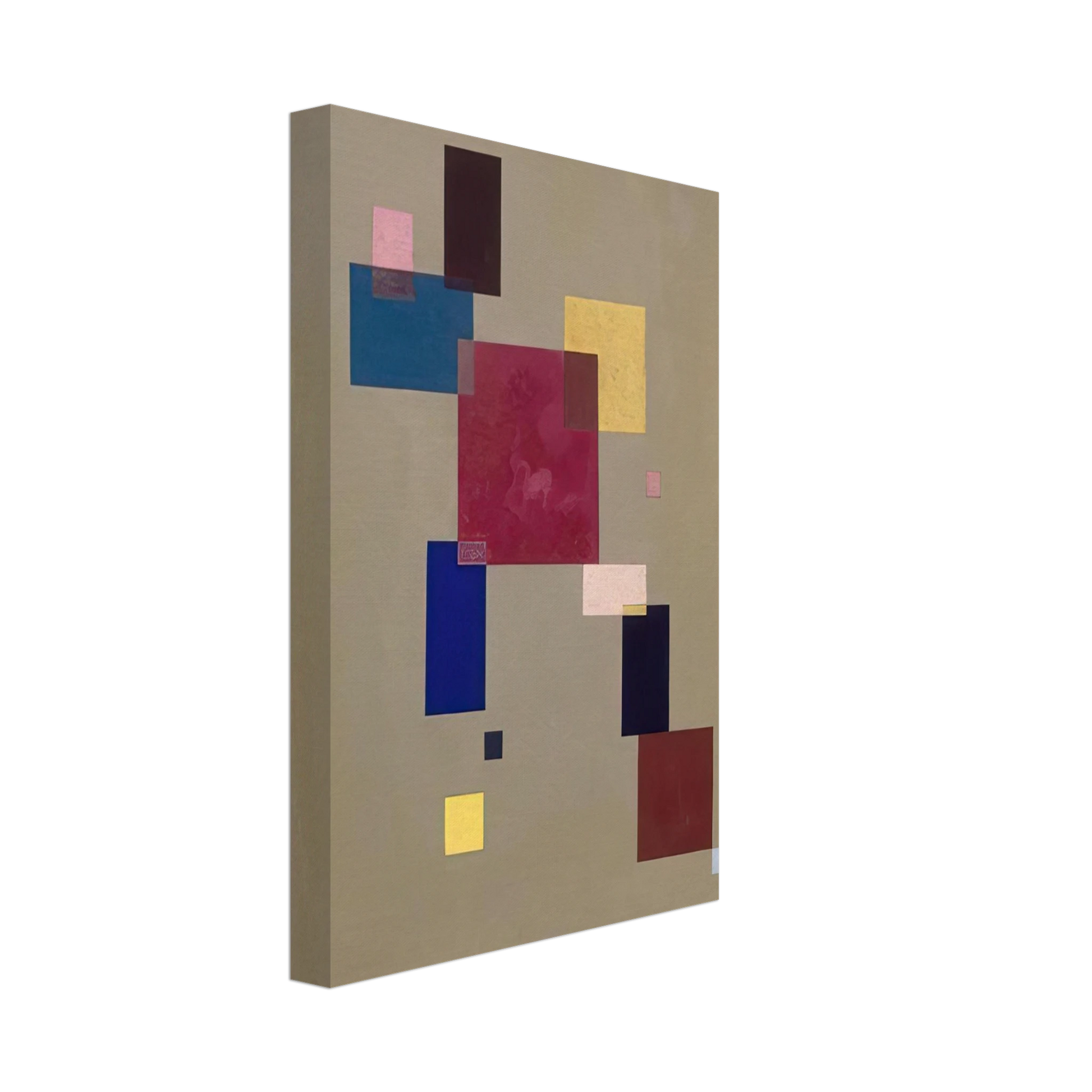 Wassily Kandinsky - THREE RECTANGLES 1930 Canvas - 40x60 cm / 16x24 inches-canvas