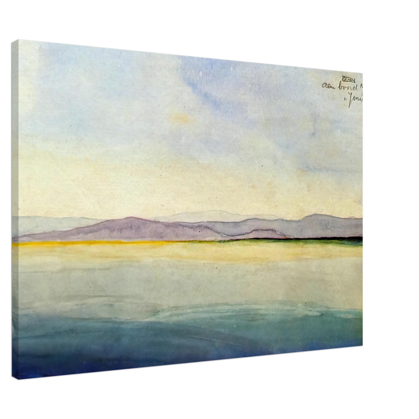 MC Escher - THE SEA AT THE MOUTH OF THE EBRO Canvas - 20x30 cm / 8x12 inches-canvas
