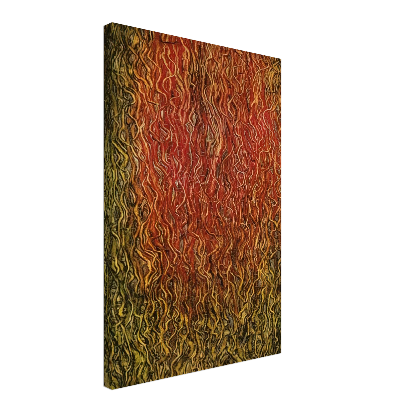 Simon Hantai - Untitled - Surrealism, Tachisme Canvas - 70x100 cm / 28x40 inches-canvas