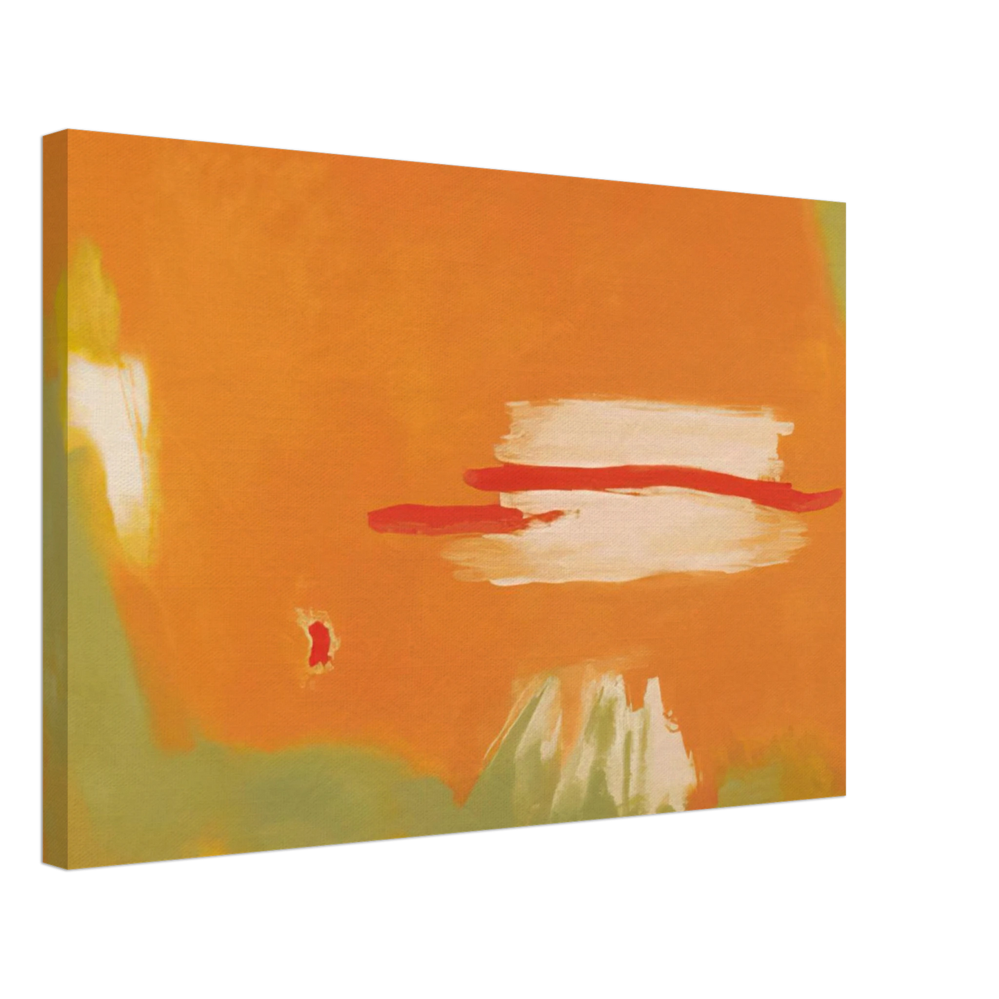 Esteban Vicente - RED ACROSS 1996 Canvas - 70x100 cm / 28x40 inches-canvas