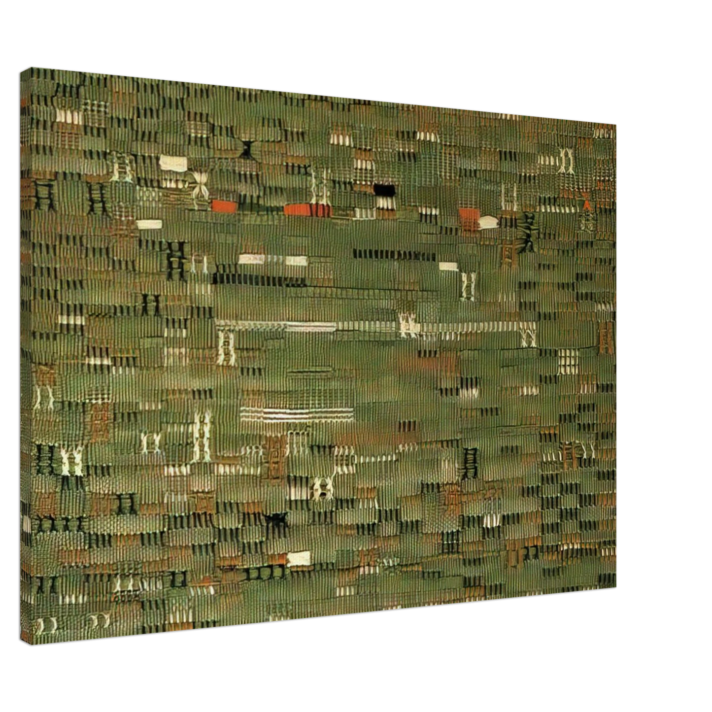 Anni Albers - PASTURE 1958 Canvas - 20x30 cm / 8x12 inches-canvas