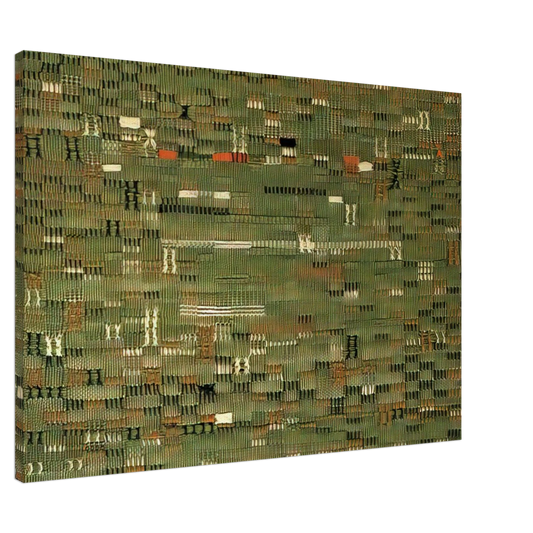 Anni Albers - PASTURE 1958 Canvas - 20x30 cm / 8x12 inches-canvas