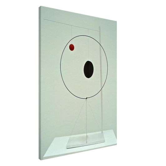 Alexander Calder - OBJECT WITH RED BALL 1931 Canvas - 20x30 cm / 8x12 inches-canvas