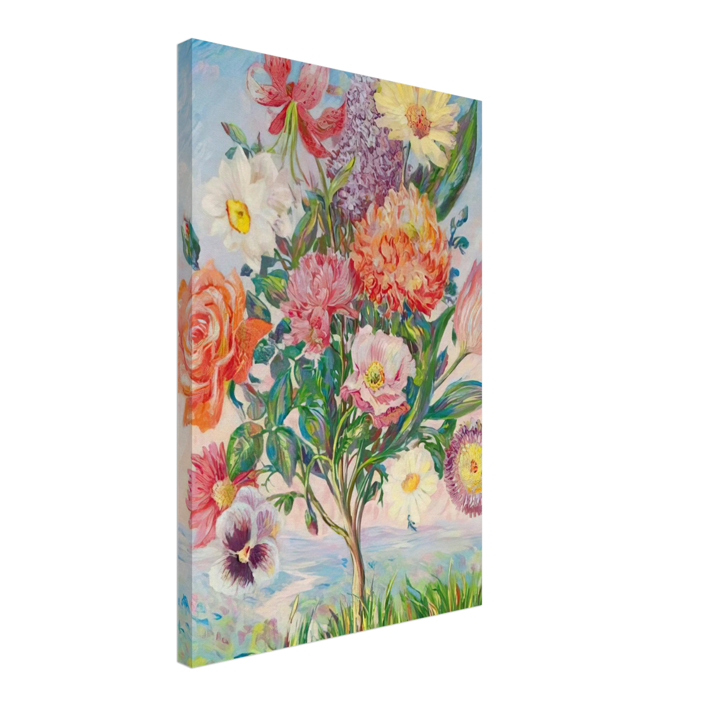 Rene Magritte - FORETHOUGHT 1943 Canvas - 40x60 cm / 16x24 inches-canvas