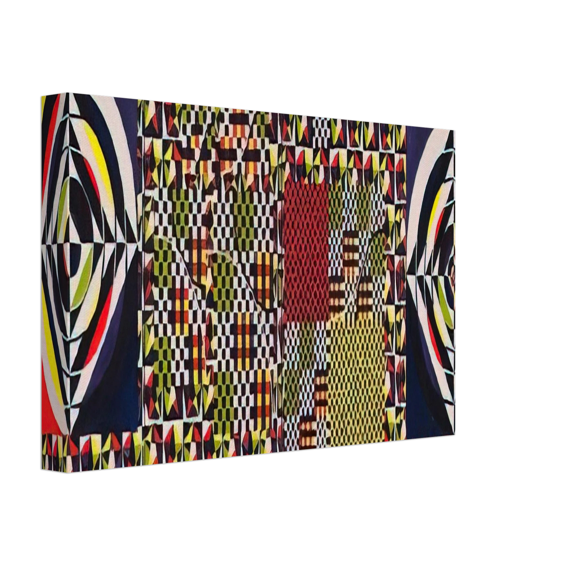 Alfred Jensen - The Pythagorean Theorem - 1964 Canvas - 70x100 cm / 28x40 inches-canvas