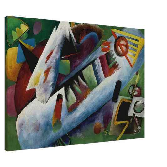 Rudolf Bauer - CONCENTRIC 1925 Canvas - 20x30 cm / 8x12 inches-canvas