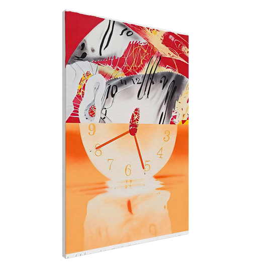 James Rosenquist - Hole in the Center of the Clock Canvas - 20x30 cm / 8x12 inches-canvas