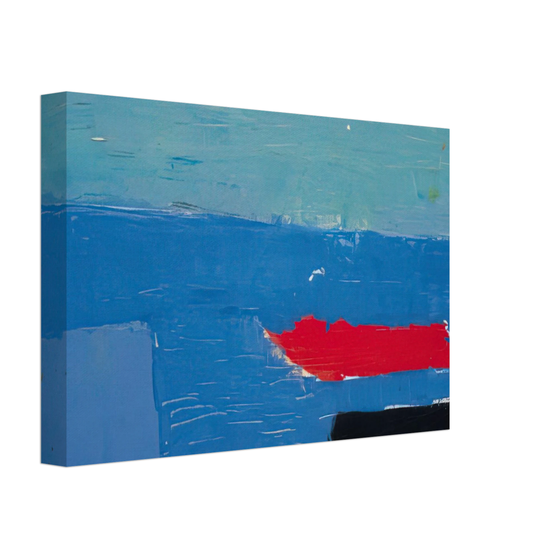 Nicolas de Stael - Bateau - Lyrical Abstraction Canvas - 40x60 cm / 16x24 inches-canvas
