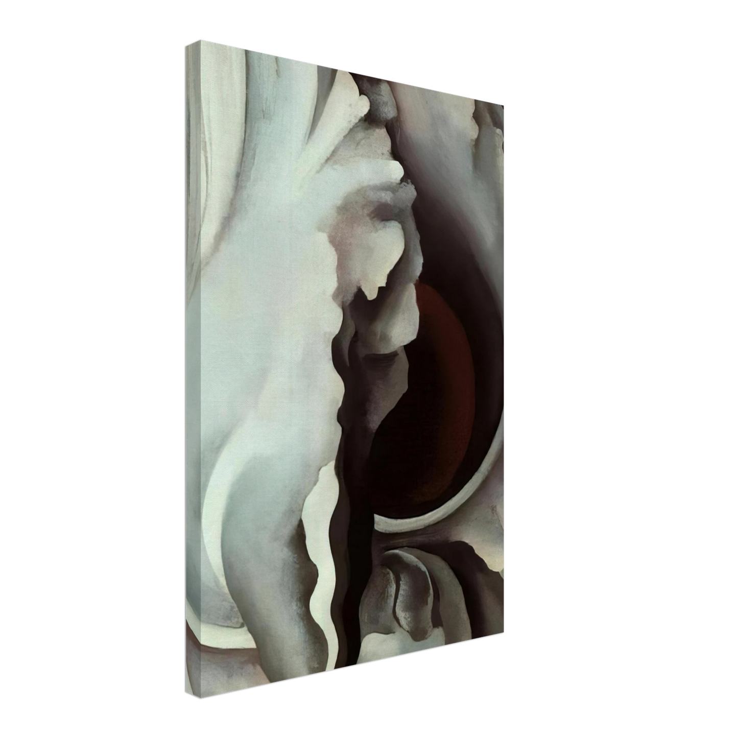 Georgia O'Keeffe - Black Iris Canvas - 40x60 cm / 16x24 inches-canvas