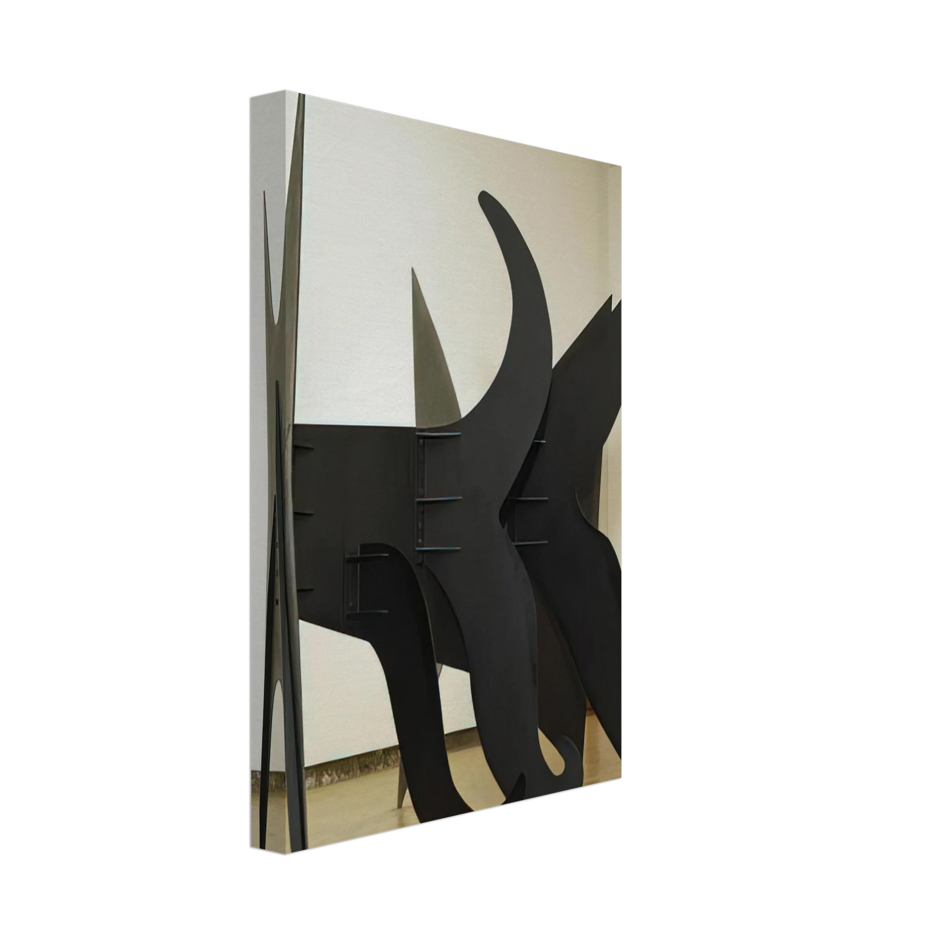 Alexander Calder - THE X AND ITS TAILS 1967 Canvas - 70x100 cm / 28x40 inches-canvas