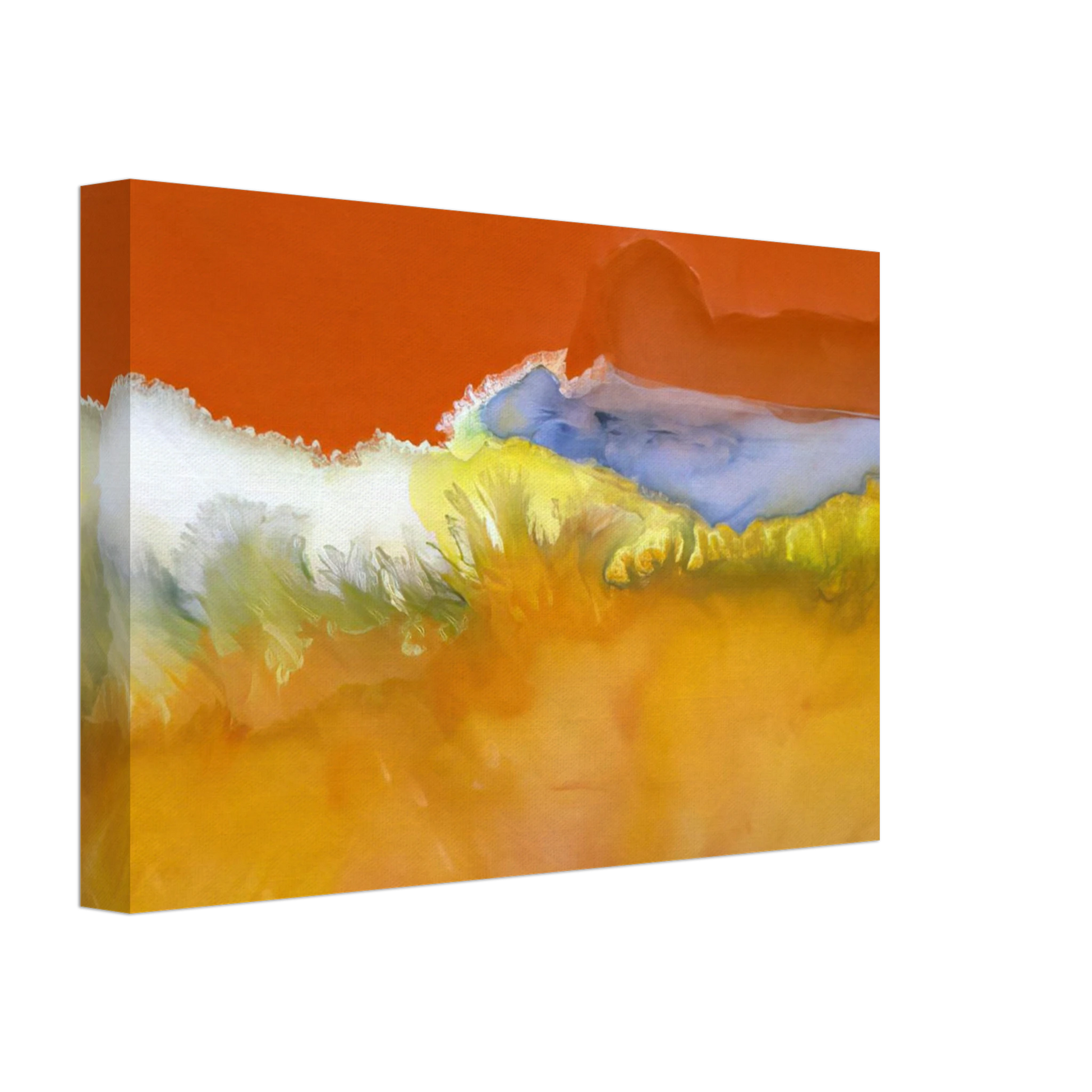 Ronnie Landfield - Violet Grove - 1978 Canvas - 40x60 cm / 16x24 inches-canvas