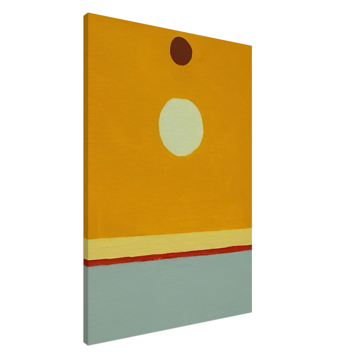 Etel Adnan - Untitled - 2014 Canvas - 20x30 cm / 8x12 inches-canvas