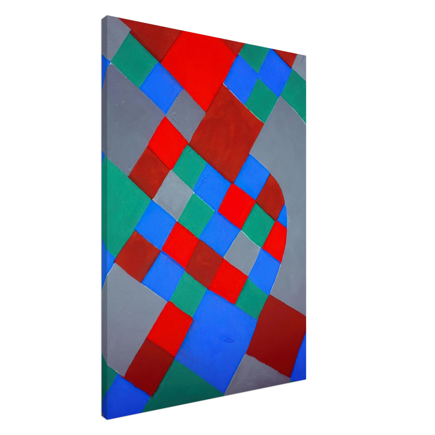 Sonia Delaunay - WORD POETRY POETRY OF COLORS Canvas - 20x30 cm / 8x12 inches-canvas