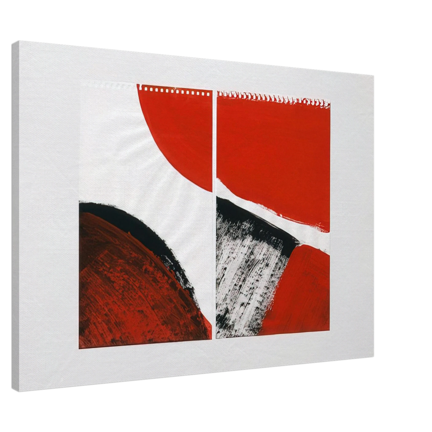 Blinky Palermo - Who knows the beginning and who knows the end II - 1976 Canvas - 20x30 cm / 8x12 inches-canvas