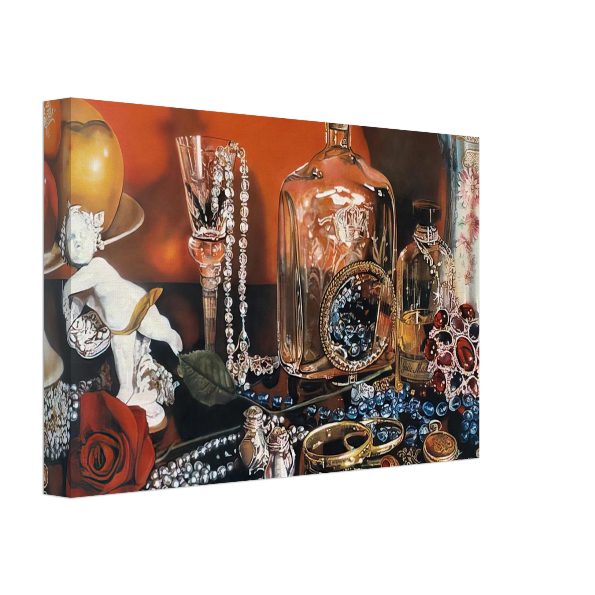 Audrey Flack - JOLIE MADAME 1973 Canvas - 40x60 cm / 16x24 inches-canvas