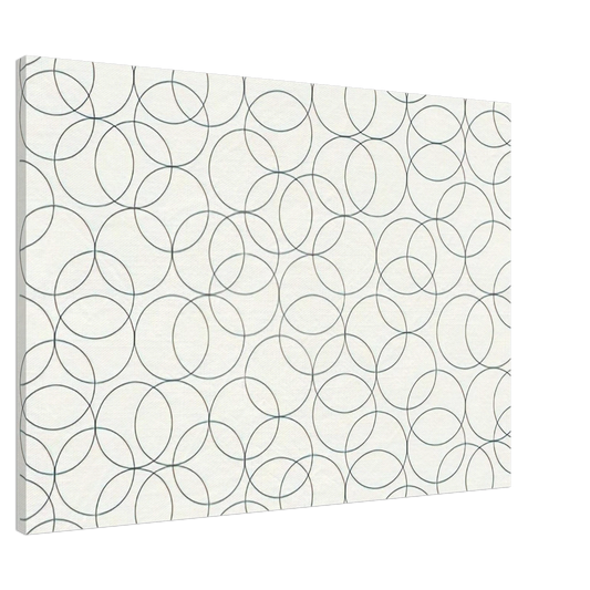 Bridget Riley - COMPOSITION WITH CIRCLES 5 2005 Canvas - 20x30 cm / 8x12 inches-canvas