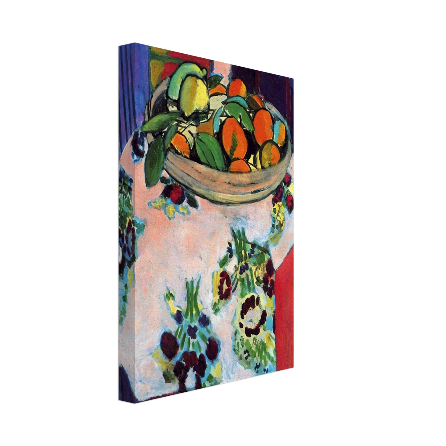 Henri Matisse - BASKET WITH ORANGES 1913 Canvas - 70x100 cm / 28x40 inches-canvas