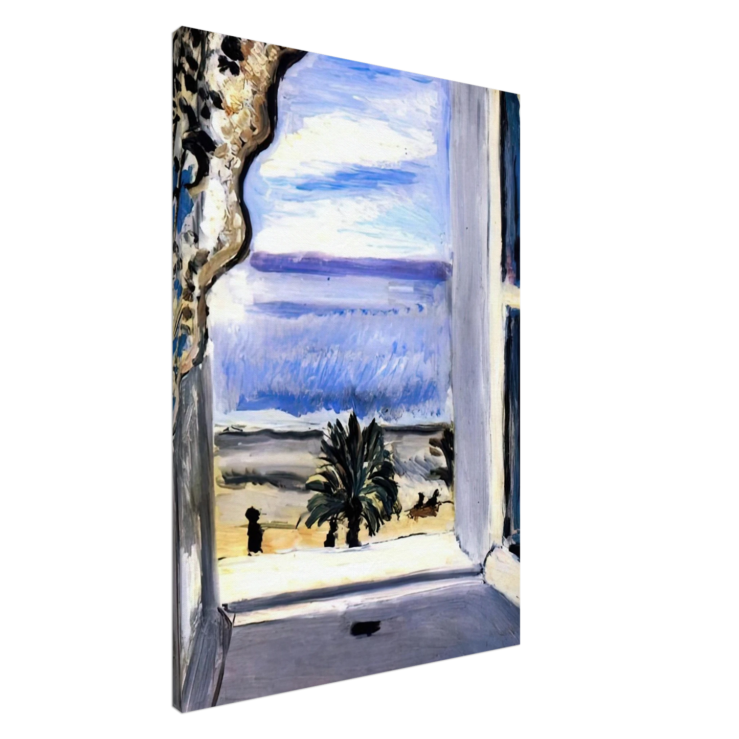 Henri Matisse - THE OPEN WINDOW 1918 Canvas - 20x30 cm / 8x12 inches-canvas