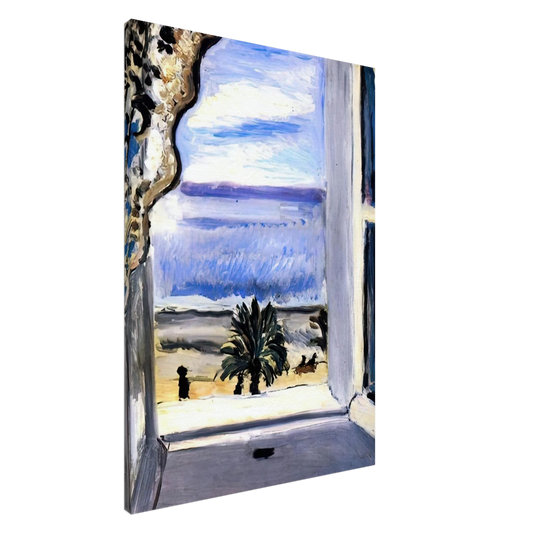 Henri Matisse - THE OPEN WINDOW 1918 Canvas - 20x30 cm / 8x12 inches-canvas