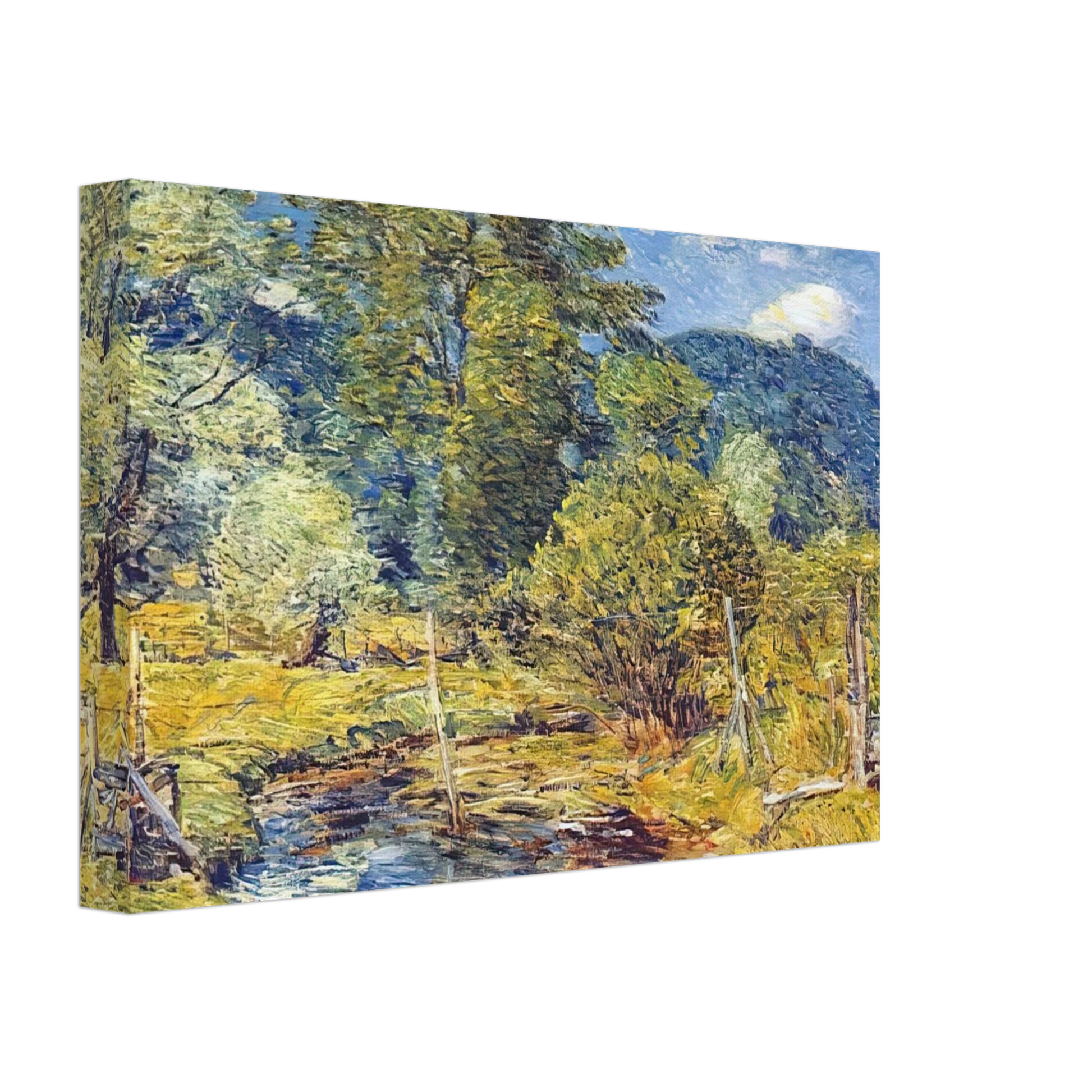 Childe Hassam - Bedford Hills Canvas - 40x60 cm / 16x24 inches-canvas