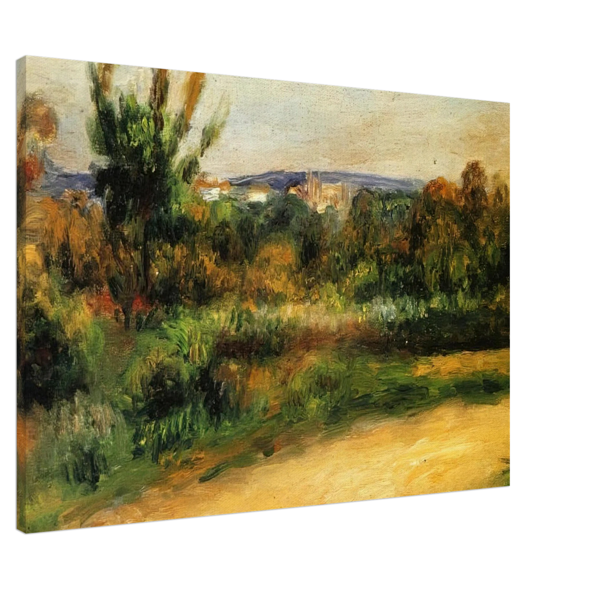 Pierre-Auguste Renoir - Midday Landscape Canvas - Default Title-canvas
