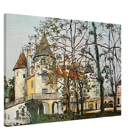 Maurice Utrillo - THE CASTLE Canvas - 20x30 cm / 8x12 inches-canvas