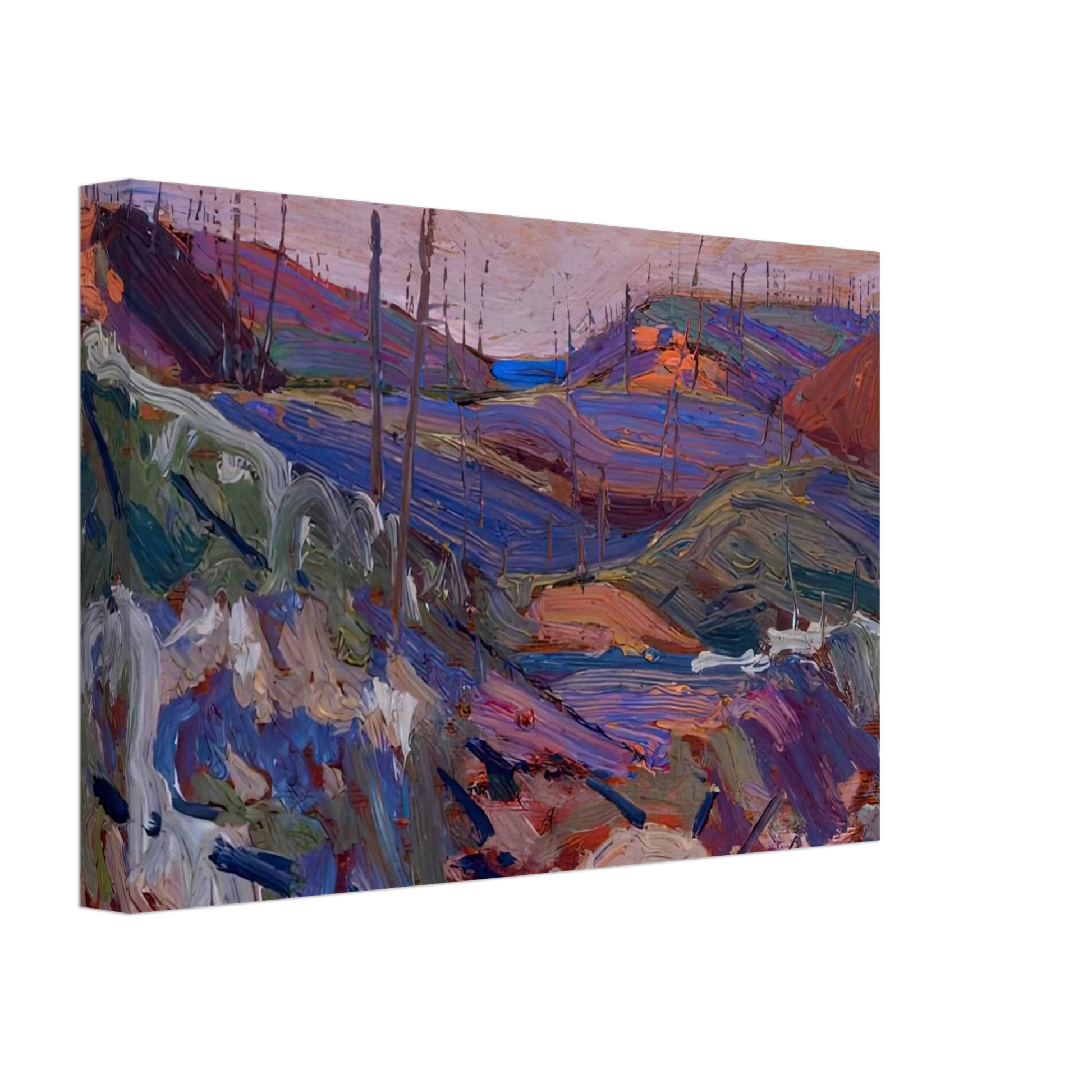 Tom Thomson - FIRE SWEPT HILLS 1915 Canvas - 70x100 cm / 28x40 inches-canvas