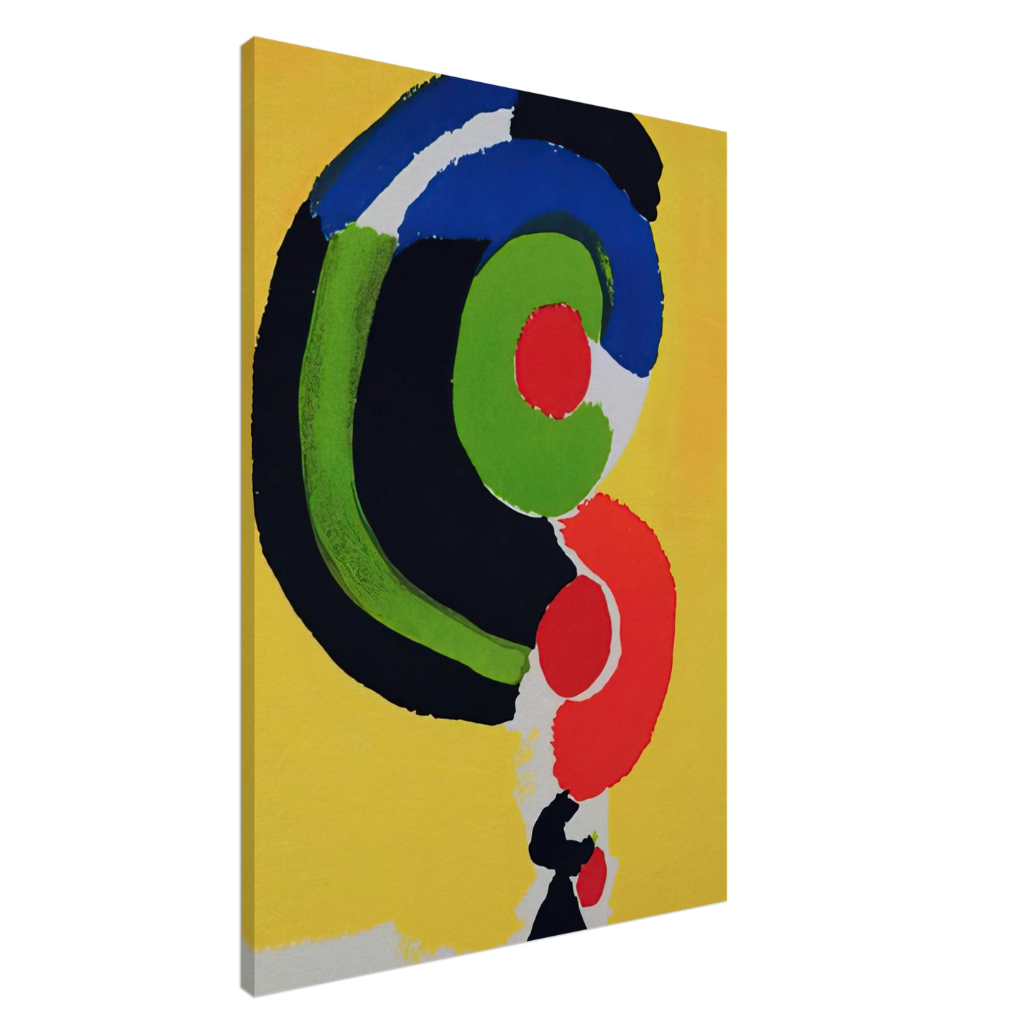Sonia Delaunay - COMPOSITION FOR XXE SIECLE Canvas - 20x30 cm / 8x12 inches-canvas