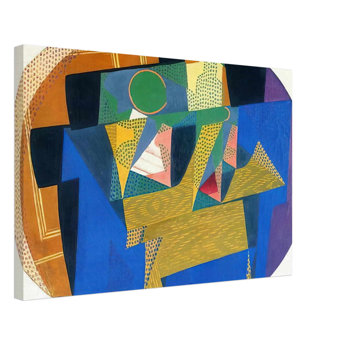 Juan Gris - FRUIT BOWL WITH BOTTLE Canvas - 40x60 cm / 16x24 inches-canvas