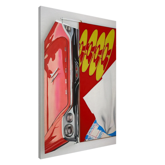 James Rosenquist - Disks Canvas - 20x30 cm / 8x12 inches-canvas