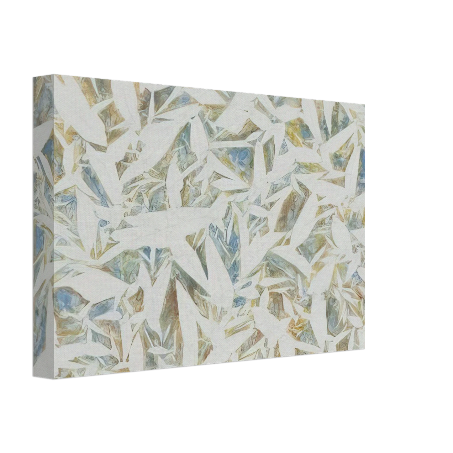 Simon Hantai - Untitled - 1971 Canvas - 40x60 cm / 16x24 inches-canvas