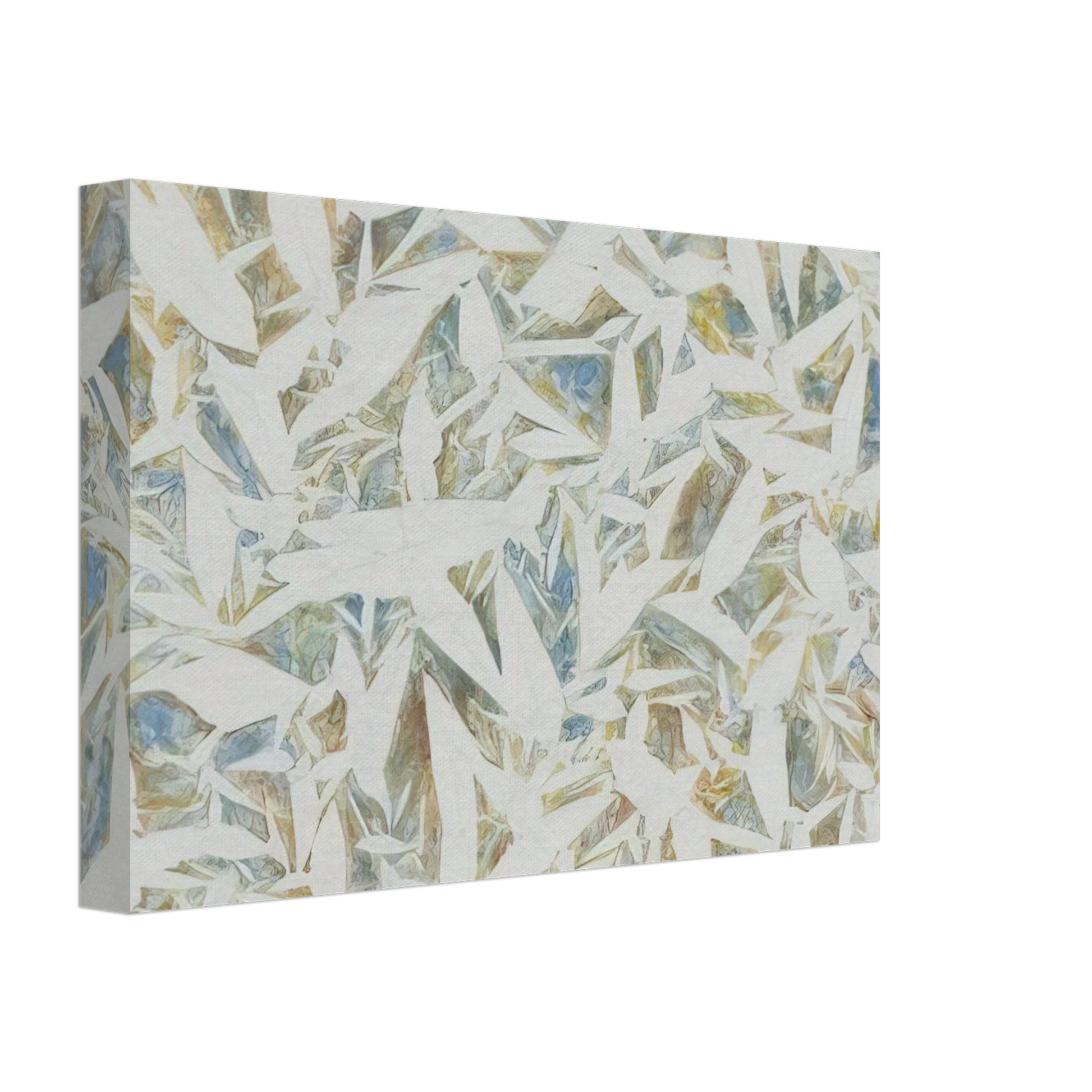 Simon Hantai - Untitled - 1971 Canvas - 40x60 cm / 16x24 inches-canvas