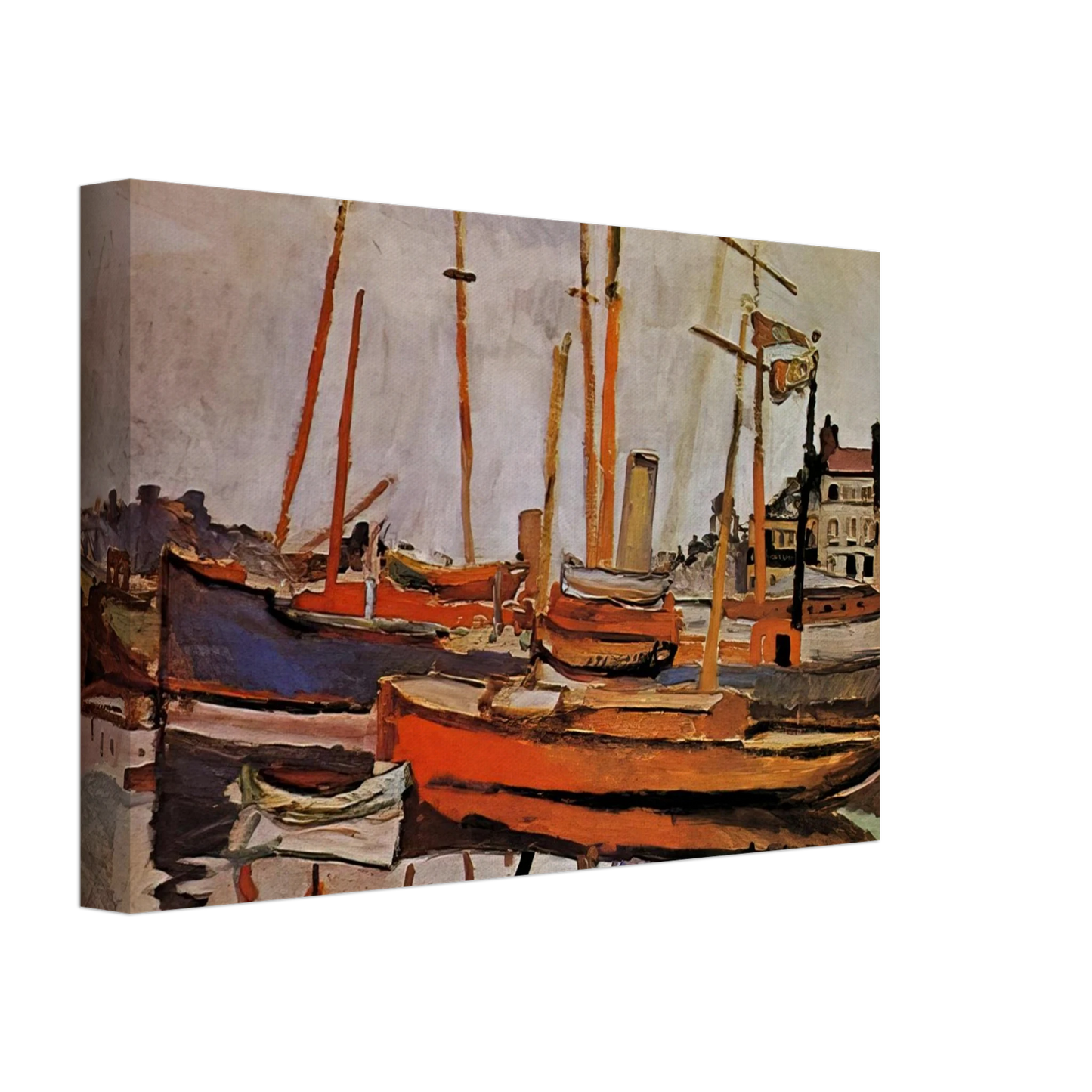 Raoul Dufy - THE PORT OF LE HAVRE 1906 Canvas - 40x60 cm / 16x24 inches-canvas