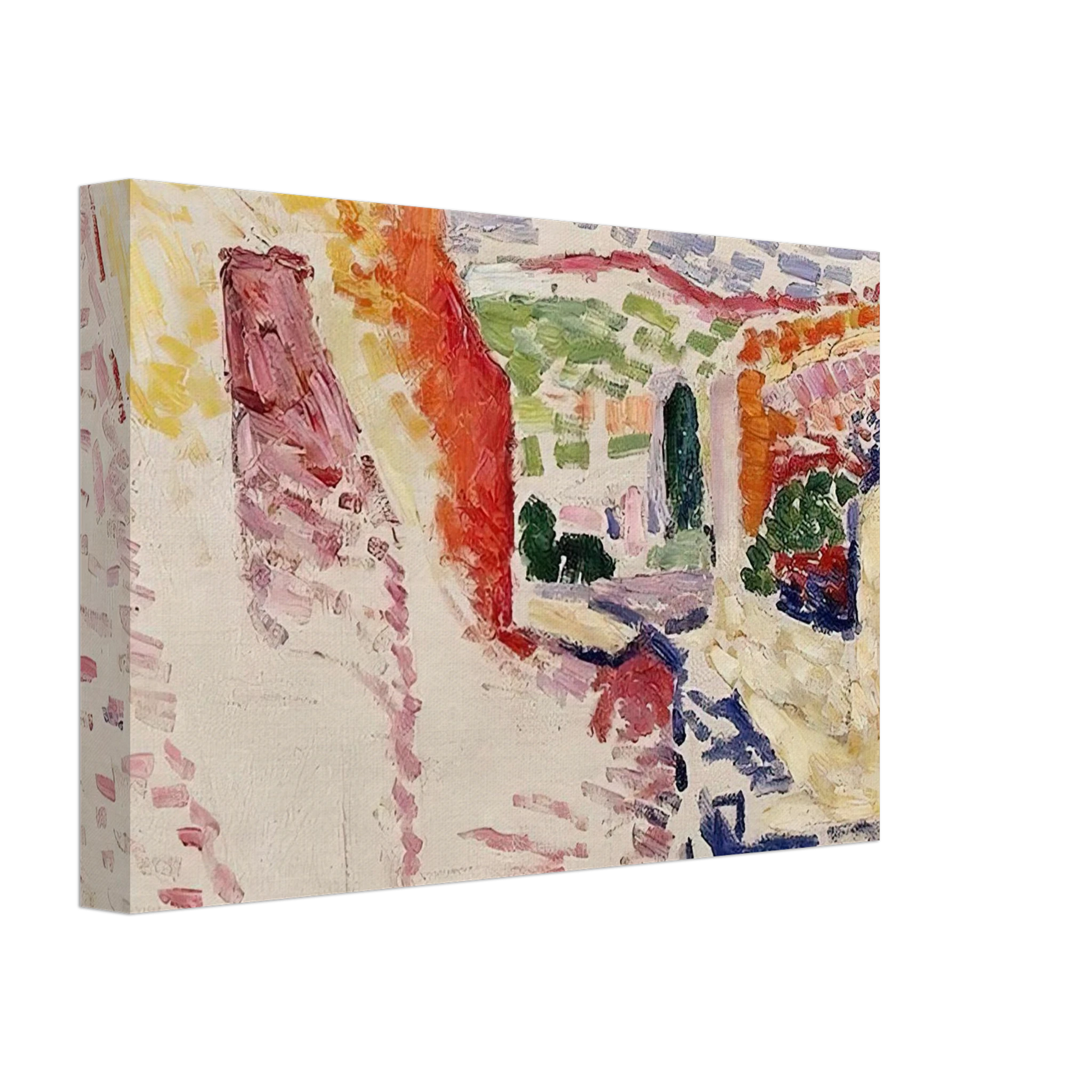 Henri Matisse - SUN STREET 1905 Canvas - 40x60 cm / 16x24 inches-canvas