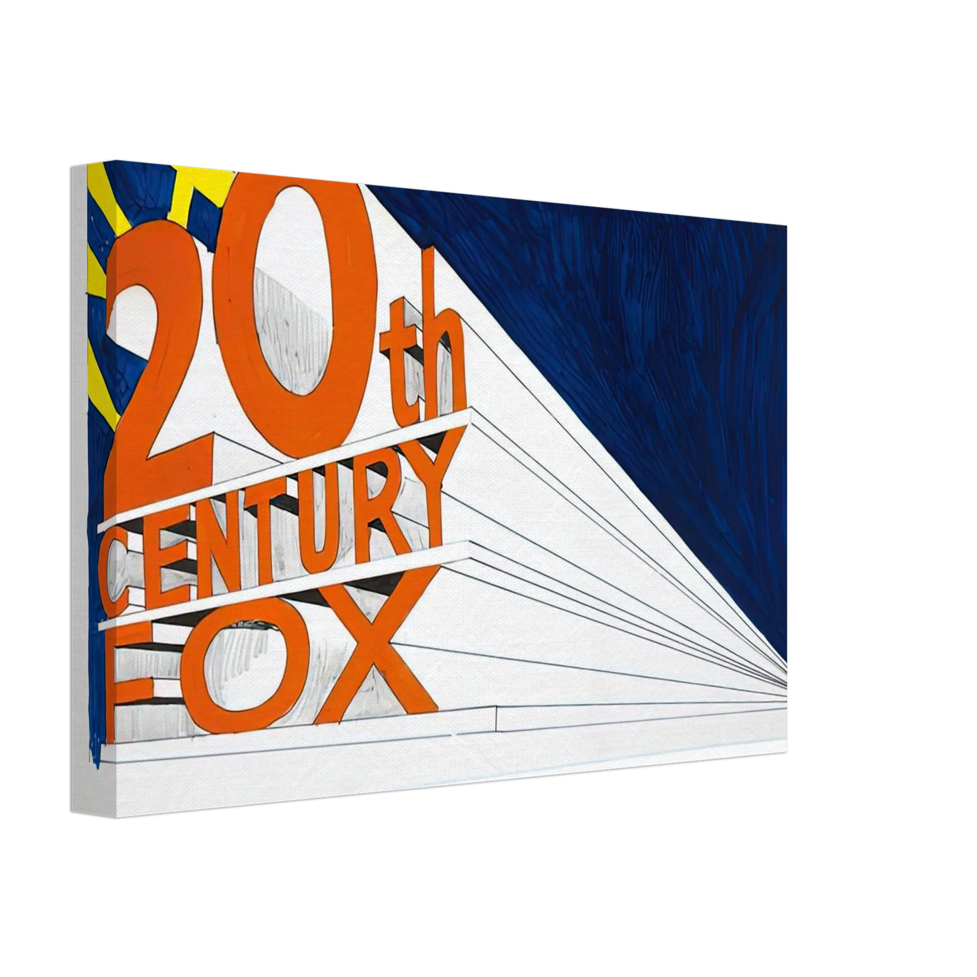 Edward Ruscha - TRADEMARCK 2 1962 Canvas - 70x100 cm / 28x40 inches-canvas