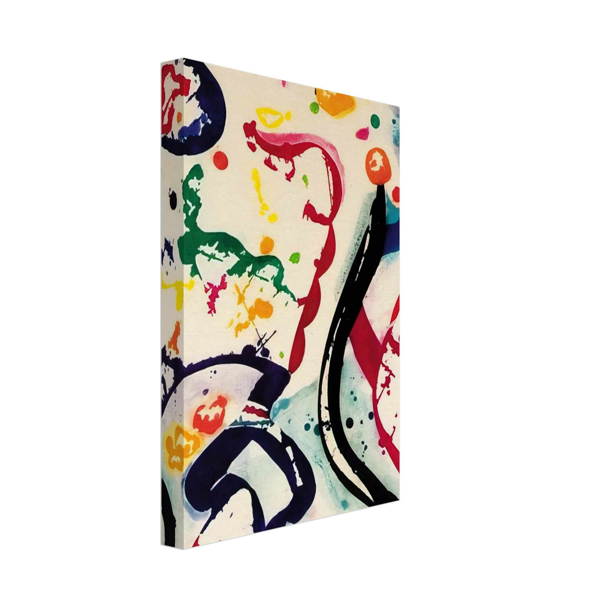 Sam Francis - Untitled  L. I112  Canvas - 70x100 cm / 28x40 inches-canvas