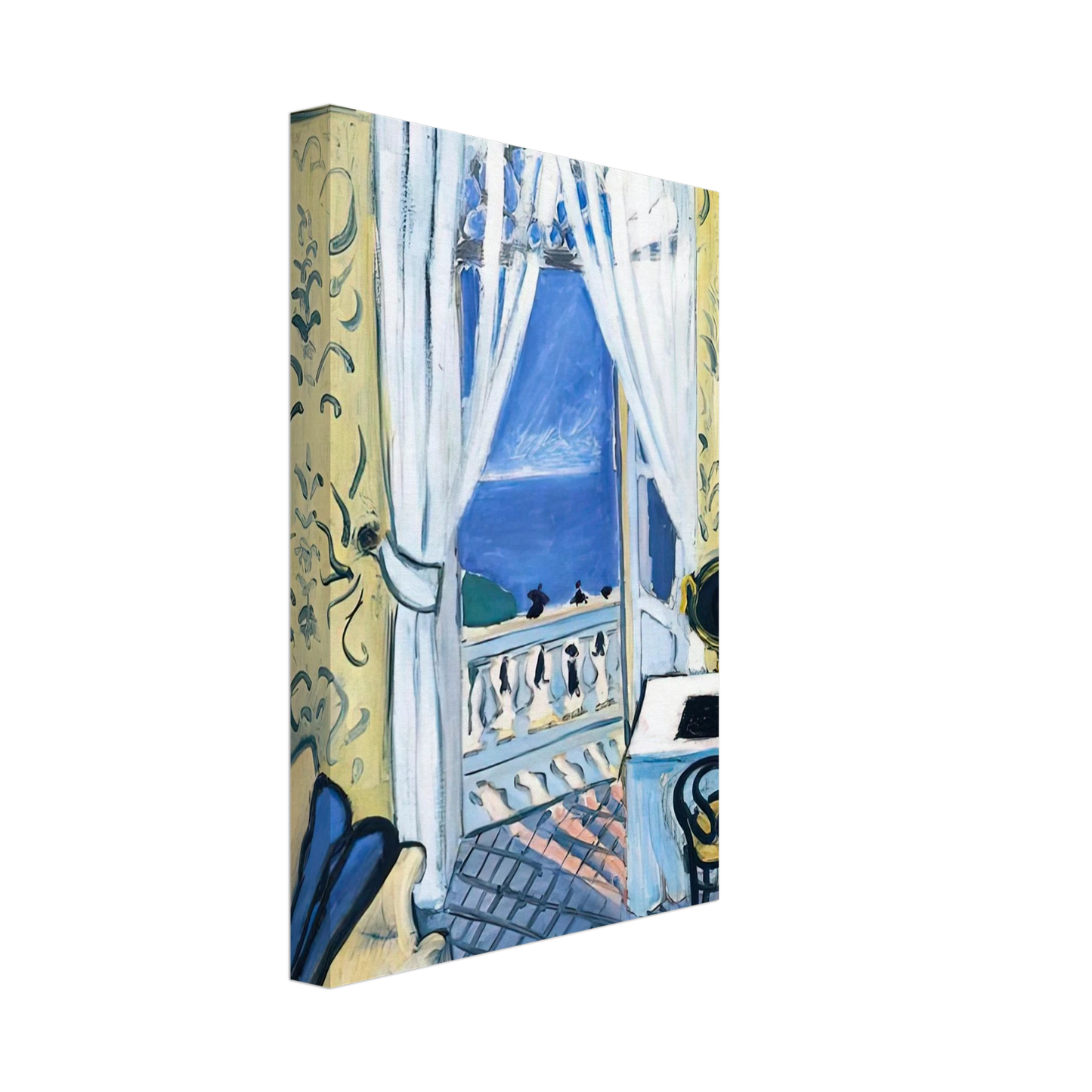 Henri Matisse - INTERIOR WITH A VIOLIN CASE 1919 Canvas - 70x100 cm / 28x40 inches-canvas