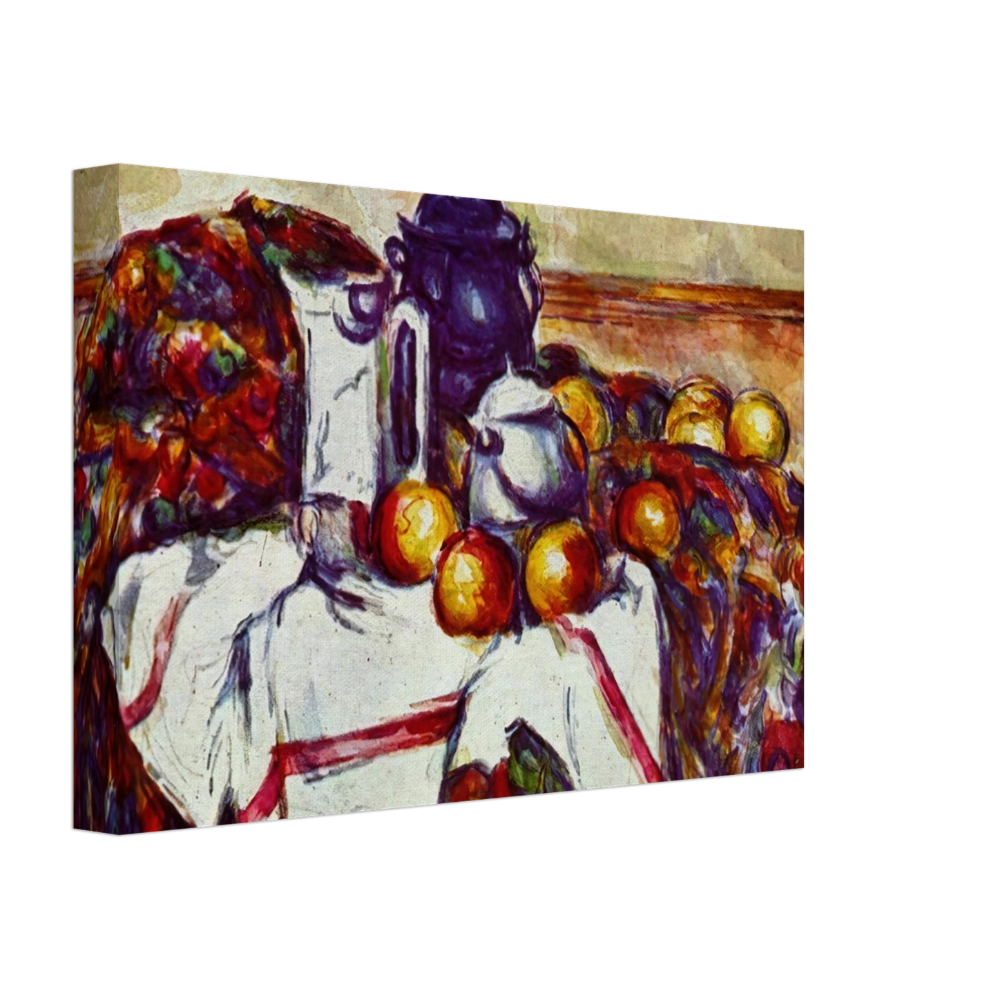 Paul Cezanne - Still Life with Blue Pot Canvas - 40x60 cm / 16x24 inches-canvas