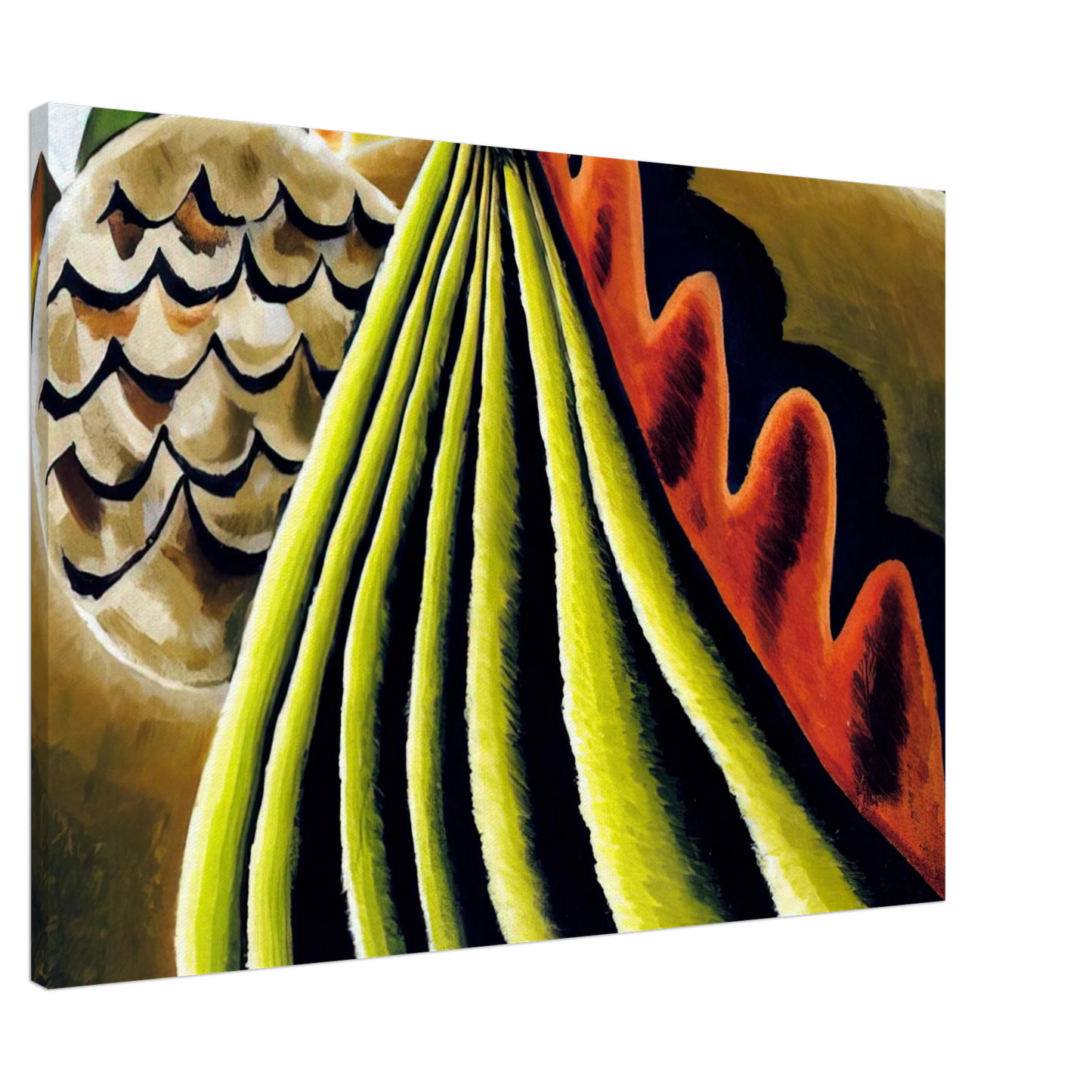 Arthur Dove - Fields of Grain as Seen from Train - 1931 Canvas - 20x30 cm / 8x12 inches-canvas