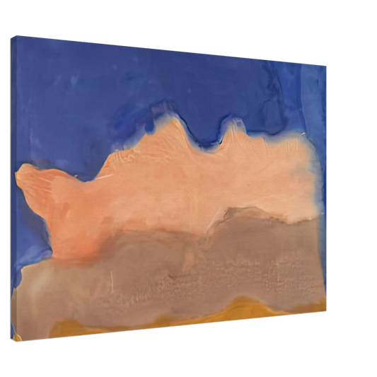 Helen Frankenthaler - Moontide, 1968- Canvas - 20x30 cm / 8x12 inches-canvas