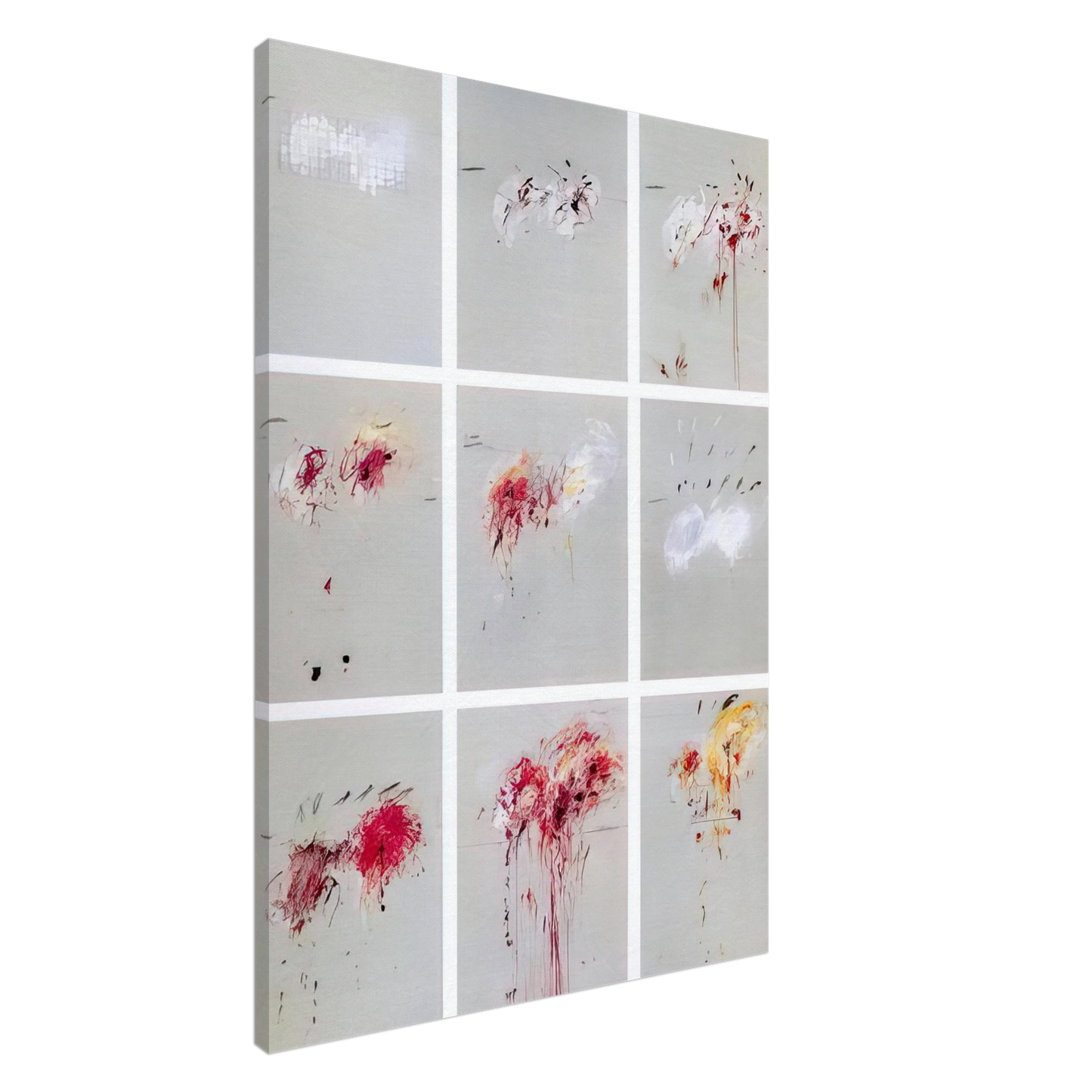 Cy Twombly - Nine Discourses on Commodus Canvas - 20x30 cm / 8x12 inches-canvas